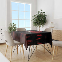 Merry Krampus Tablecloth Dark Grunge Christmas - Wonder Print Shop