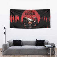 Merry Krampus Tapestry Dark Grunge Christmas - Wonder Print Shop