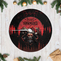 Merry Krampus Tree Skirt Dark Grunge Christmas - Wonder Print Shop