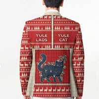 Yule Cat And Yule Lads Blazer Cute Retro Style - Wonder Print Shop