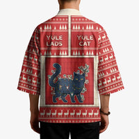Yule Cat And Yule Lads Kimono Cute Retro Style - Wonder Print Shop