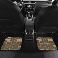 Skull Christmas Car Mats Newspaper Retro Style - Wonder Print Shop