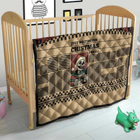 Skull Christmas Quilt Newspaper Retro Style - Wonder Print Shop