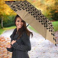 Skull Christmas Umbrella Newspaper Retro Style - Wonder Print Shop