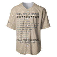 Baby Boomers Baseball Jersey The Badass Generation Retro Style - Wonder Print Shop