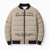Baby Boomers Bomber Puffer Jacket The Badass Generation Retro Style - Wonder Print Shop