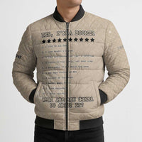 Baby Boomers Bomber Puffer Jacket The Badass Generation Retro Style - Wonder Print Shop