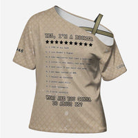 Baby Boomers Cross Shoulder Shirt The Badass Generation Retro Style - Wonder Print Shop