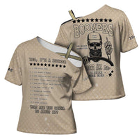Baby Boomers Cross Shoulder Shirt The Badass Generation Retro Style - Wonder Print Shop