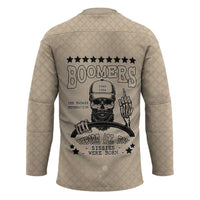 Baby Boomers Hockey Jersey The Badass Generation Retro Style - Wonder Print Shop