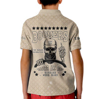 Baby Boomers Kid Polo Shirt The Badass Generation Retro Style - Wonder Print Shop