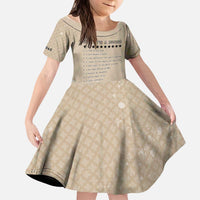 Baby Boomers Kid Short Sleeve Dress The Badass Generation Retro Style - Wonder Print Shop