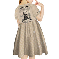 Baby Boomers Kid Short Sleeve Dress The Badass Generation Retro Style - Wonder Print Shop