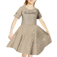Baby Boomers Kid Short Sleeve Dress The Badass Generation Retro Style - Wonder Print Shop