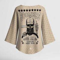 Baby Boomers Kimono Sleeve Blouse The Badass Generation Retro Style - Wonder Print Shop