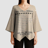Baby Boomers Kimono Sleeve Blouse The Badass Generation Retro Style - Wonder Print Shop