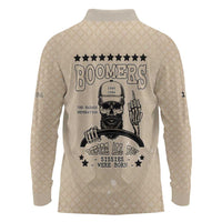 Baby Boomers Long Sleeve Polo Shirt The Badass Generation Retro Style - Wonder Print Shop