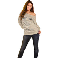 Baby Boomers Off Shoulder Sweater The Badass Generation Retro Style - Wonder Print Shop