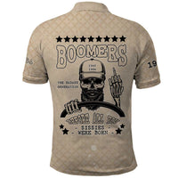 Baby Boomers Polo Shirt The Badass Generation Retro Style - Wonder Print Shop