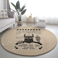 Baby Boomers Round Carpet The Badass Generation Retro Style - Wonder Print Shop