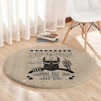 Baby Boomers Round Carpet The Badass Generation Retro Style - Wonder Print Shop