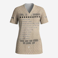 Baby Boomers Scrub Top The Badass Generation Retro Style - Wonder Print Shop