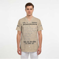 Baby Boomers Scrub Top The Badass Generation Retro Style - Wonder Print Shop