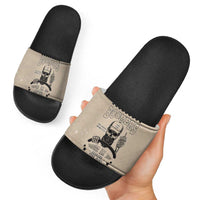 Baby Boomers Slide Sandals The Badass Generation Retro Style - Wonder Print Shop