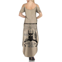 Baby Boomers Summer Maxi Dress The Badass Generation Retro Style - Wonder Print Shop
