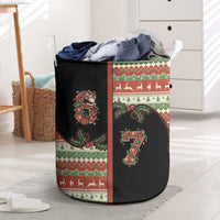 Western Yoke Laundry Basket Funny Six Seven Christmas - Wonder Print Shop