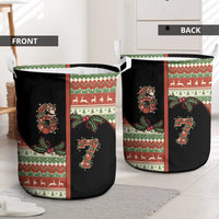 Western Yoke Laundry Basket Funny Six Seven Christmas - Wonder Print Shop