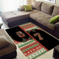 Western Yoke Area Rug Funny Six Seven Christmas - Wonder Print Shop