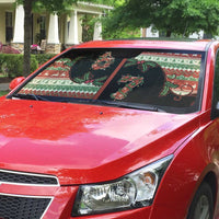 Western Yoke Auto Sun Shade Funny Six Seven Christmas - Wonder Print Shop