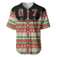 Western Yoke Baseball Jersey Funny Six Seven Christmas - Wonder Print Shop