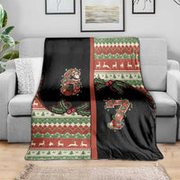 Western Yoke Blanket Funny Six Seven Christmas - Wonder Print Shop