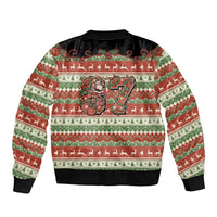 Western Yoke Bomber Jacket Funny Six Seven Christmas - Wonder Print Shop