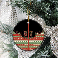 Western Yoke Ceramic Ornament Six Seven Christmas - Wonder Print Shop