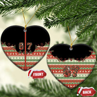 Western Yoke Ceramic Ornament Six Seven Christmas - Wonder Print Shop