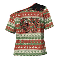Western Yoke Cross Shoulder Shirt Funny Six Seven Christmas - Wonder Print Shop