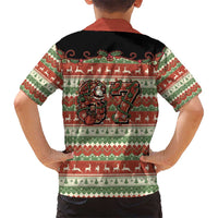 Western Yoke Hawaiian Shirt Funny Six Seven Christmas - Wonder Print Shop