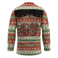 Western Yoke Hockey Jersey Funny Six Seven Christmas - Wonder Print Shop