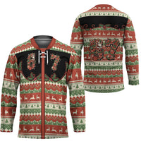 Western Yoke Hockey Jersey Funny Six Seven Christmas - Wonder Print Shop