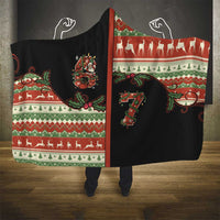 Western Yoke Hooded Blanket Funny Six Seven Christmas - Wonder Print Shop