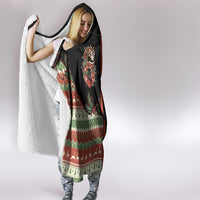 Western Yoke Hooded Blanket Funny Six Seven Christmas - Wonder Print Shop