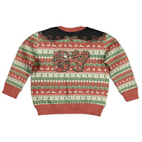 Western Yoke Kid Ugly Christmas Sweater Six Seven Christmas - Wonder Print Shop