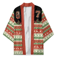 Western Yoke Kimono Funny Six Seven Christmas - Wonder Print Shop