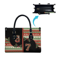 Western Yoke Leather Bag Funny Six Seven Christmas - Wonder Print Shop