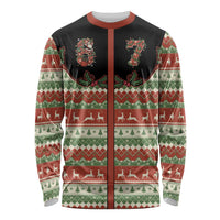 Western Yoke Long Sleeve Shirt Funny Six Seven Christmas - Wonder Print Shop