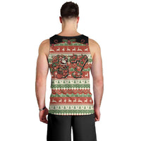 Western Yoke Men Tank Top Funny Six Seven Christmas - Wonder Print Shop