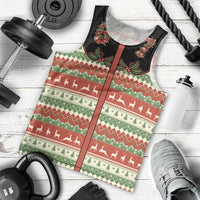 Western Yoke Men Tank Top Funny Six Seven Christmas - Wonder Print Shop